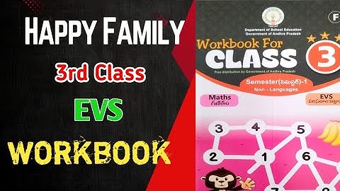 HAPPY FAMILY 3rd Class EVS Workbook all worksheets