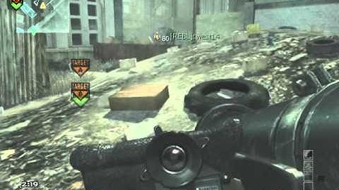 MW3- Amazing Triple kill across map in Bakaraa