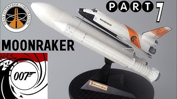 Moonraker Space Shuttle restoration pt.7. James Bond Moonraker finally to become Moonraker.