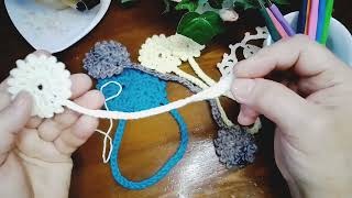 طريقه عمل وردة كروشيه/فاصل كتاب بالكروشيه/Crochet Flower/دروس كروشيه....Book Mark