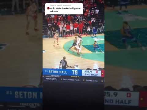 Ohio State game-winning three-pointer against Seton hall #NFL