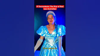 Cinderella and Chloe Charming AUSTRALIAN VERSION #shorts #descendants #riseofred #aussie #australian thumbnail
