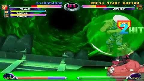 Guile-Tron-Thanos MVC2 Gameplay 2/2
