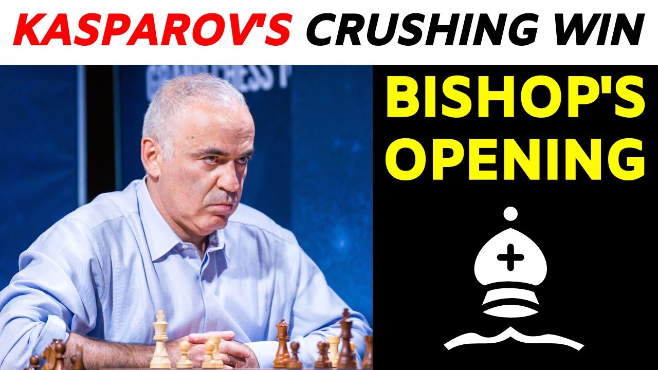 Kasparov is a BEAST with his bishops 