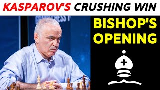 Kasparov’s Aggressive Attack in the Bishop's Opening