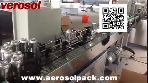 VAA Automatic Check Weigher for Aerosol Cans From Verosol aerosolpack