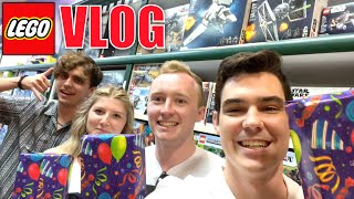 An OLD LEGO Star Wars GIFT from Sam? + LEGO Shopping with Keaton & Hailey! | M&R VLOG