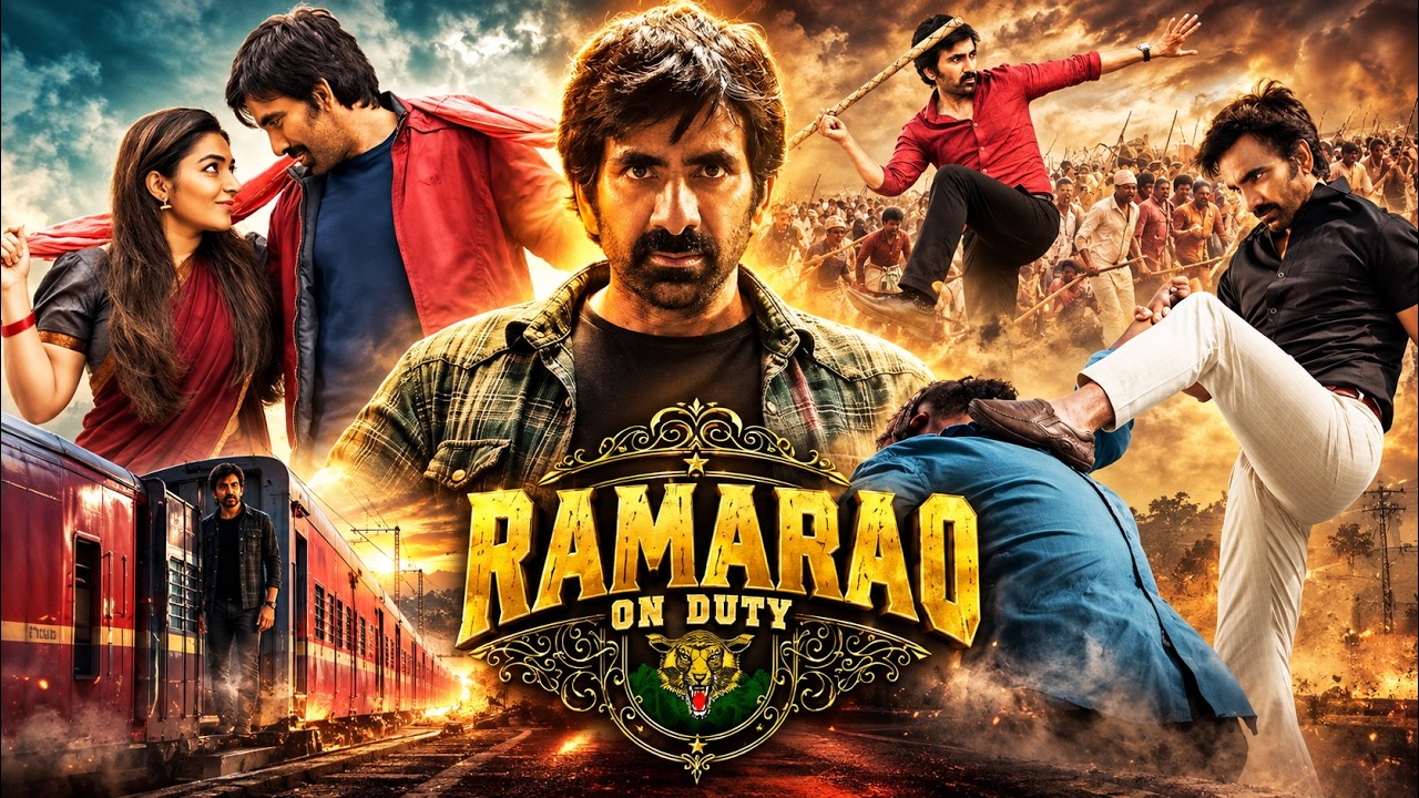 Ramarao On Duty 🔥 Full Action Movie poster