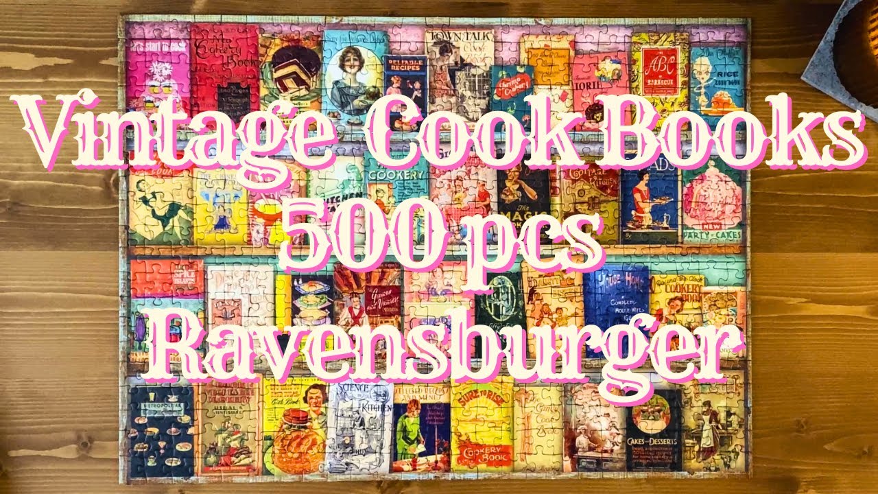 【Jigsaw puzzle】Vintage Cook Books 500pcs【パズル】 YouTube
