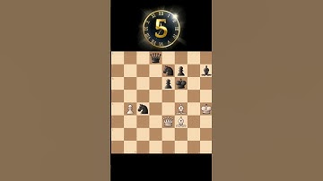 Chess puzzle Mate in 2 ?🤔 White to move #chess #puzzle