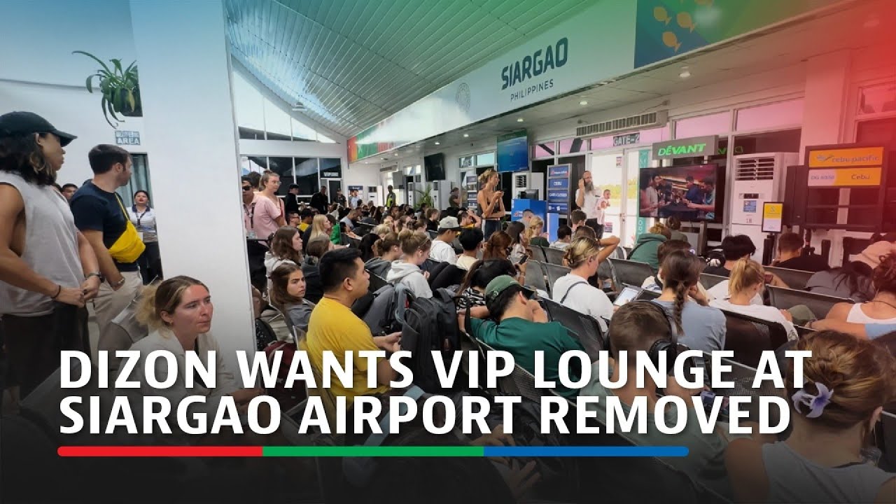 Transport chief wants VIP lounge at Siargao Airport removed | ABS-CBN News