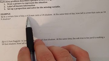 Finding Missing Sides in Similar Triangles Video II