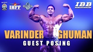 Varinder singh guest posing at ihff ...