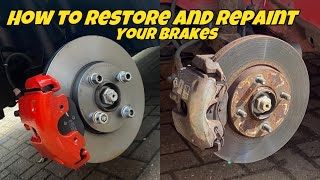 HOW TO REPAINT AND RESTORE BRAKE CALIPERS & REPLACE YOUR DISKS AND PADS (FORD FIESTA ST 150)