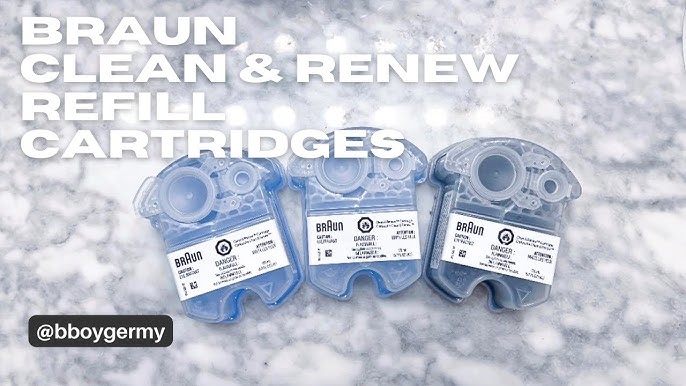 How to change the Braun Clean & Renew cartridges CCR2 and CCR3