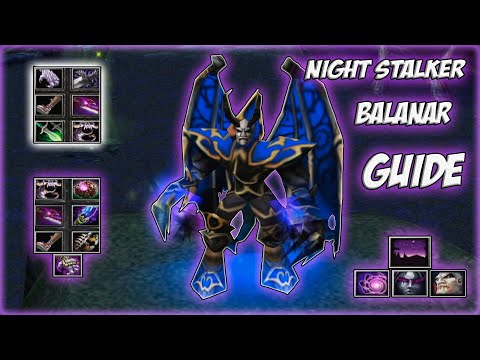 Видео: Night Stalker Balanar Guide | Как устроить Бесконечную НОЧЬ в игре? Ответ ЗДЕСЬ!