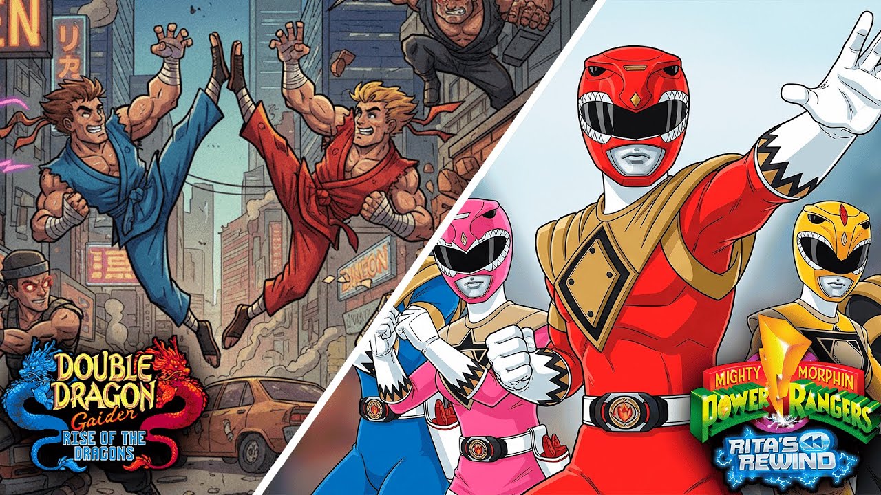 Mighty Morphin Power Rangers Rita's Rewind  ч.2 / Double Dragon Gaiden Rise of the Dragons