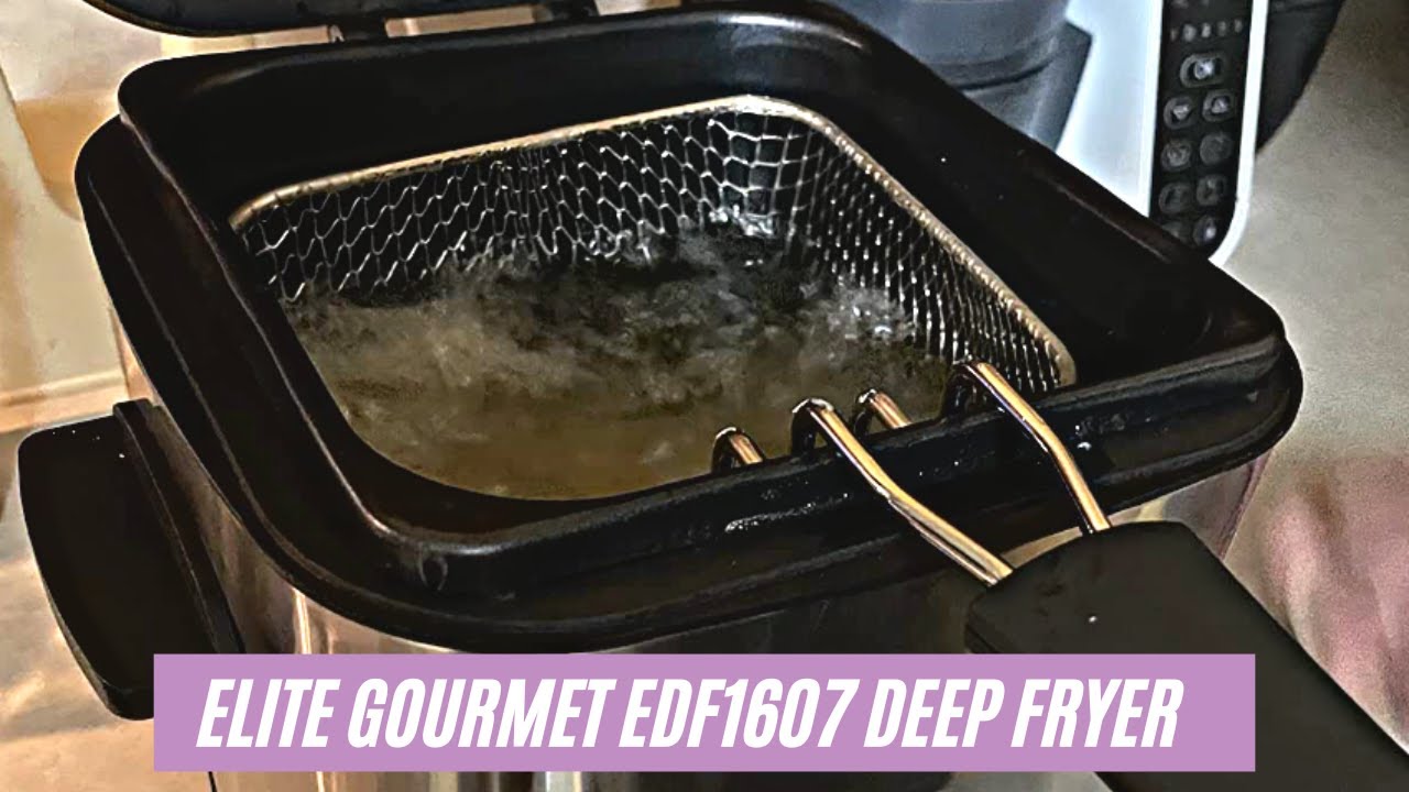 Elite Gourmet Mini Deep Fryer