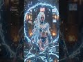 ⚡ Futuristic Lightning Queen | Cyberpunk AI Art Animation ⚡