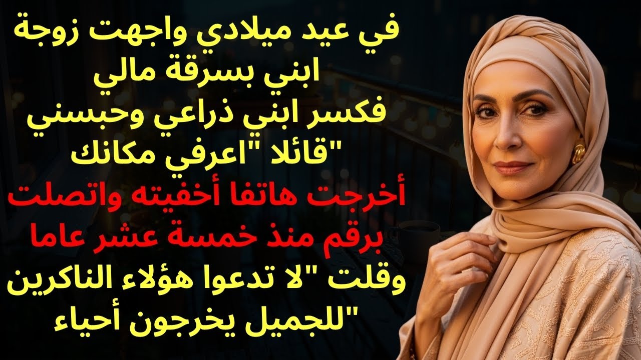 كسر ابني ذراعي بعد أن دفعت زوجته، فاتصلت بمحامي وقلت لا تدعهم يخرجون…