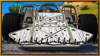 GTA 5 Roleplay - SPIKE STRIP JET ENGINE RAMP CAR DESTROYS COPS | RedlineRP