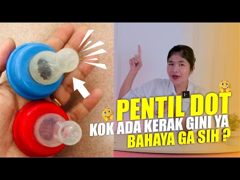 AWAS NIPPLE DOT BERKERAK & BERJAMUR BAHAYA BUAT KESEHATAN, CARA AGAR MENGATASI KERAK PADA PENTIL DOT