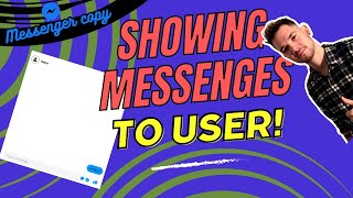 Day 20 of Coding a Messenger Copy - Showing messages to user! 🤩 |  React/Express screenshot 2