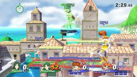 Smash Mods for Wii U:  Team Palutena vs Team Daisy Mega Battle