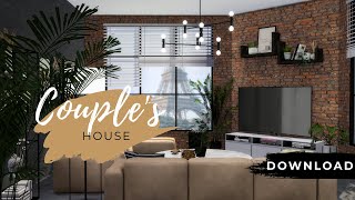 YOUNG COUPLE'S HOUSE | DOWNLOAD   CC | BASE GAME | STOP MOTION | The Sims 4