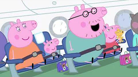 Peppa Pig Português Brasil   VOANDO DE FÉRIAS!   HD   Desenhos Animados PART 1