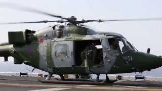 British Lynx Helicopter Lands On USS Kearsarge (LHD 3)