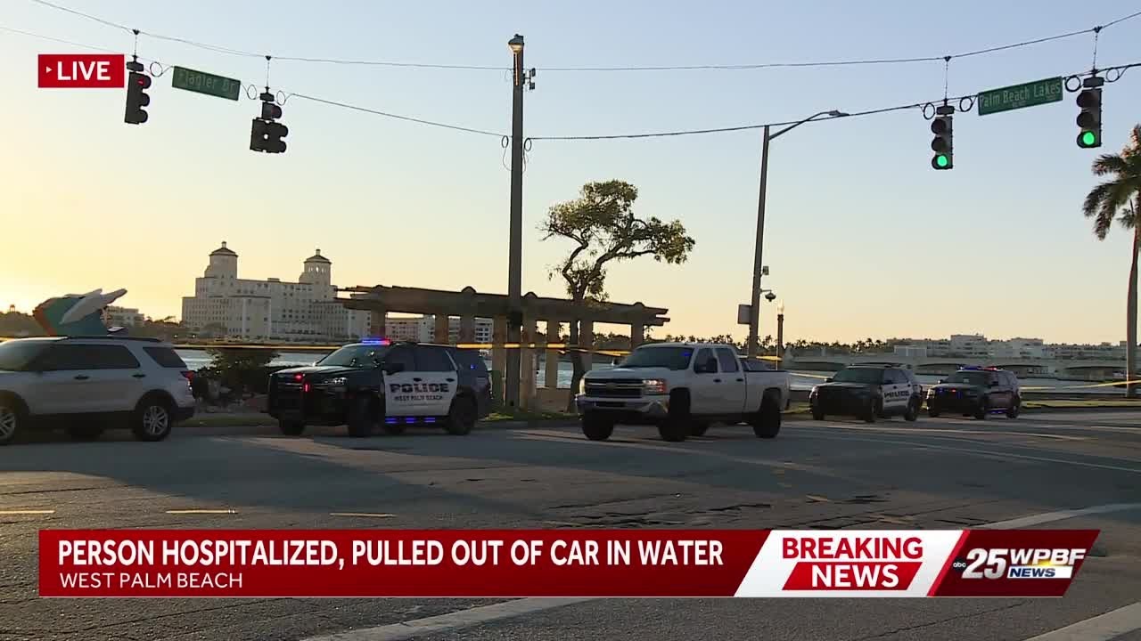 Man dies after crashing into West Palm Beach Intracoastal Monday ...