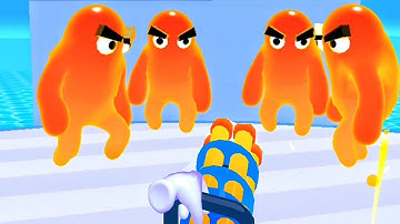 Blob Shooter 3D! Very satisfying and relaxing ASMR slicing game