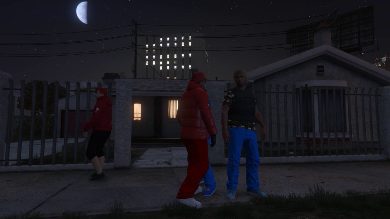 Blood vs. Crip shootout YouTube