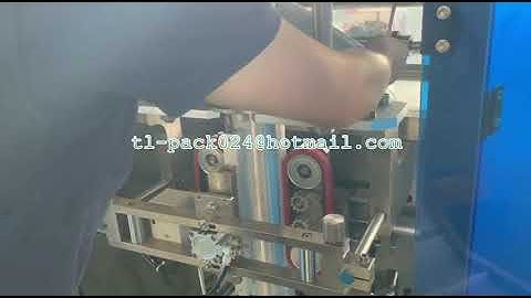 How to Operate 420 Vertical packaging machine,Full auto vertical packing machine for grains/beans