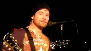 David Cook - Don't Mind My Sniffles Banter, Akron, OH 5.8.2009