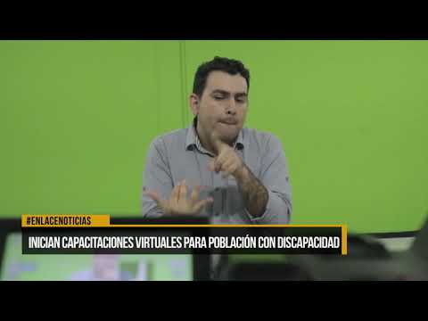 Inician capacitaciones virtuales para población con discapacidad