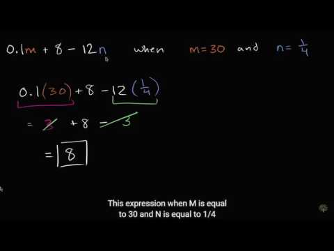 How to evaluate expressions in two variables with decimals and fractions