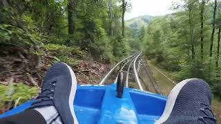 Tennessee Flyer Mountain Coaster at Ober Mountain 4k 60fps POV