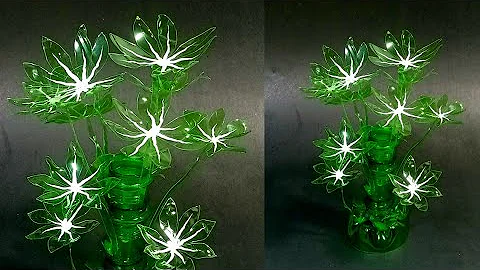 Recycle Material Project for school / Plastic Bottle Craft ideas / Bottle Flowers Crafts #trending