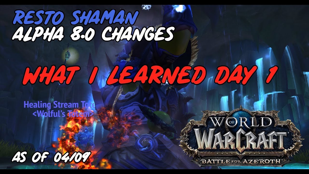 Battle for Azeroth (BFA) | Resto Shaman - Which talents that are Least Awful