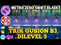 TRIK GUSION B3 DILEVEL 5 COMBO SWIFT BLADE 9 METRO ZERO PAKE COMMANDER VALE TERBARU|100 % JADI||MCGG