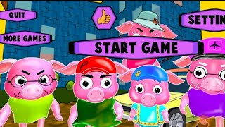 Piggy Neighbor Family Escape Obby House 3D Gameplay Level 1