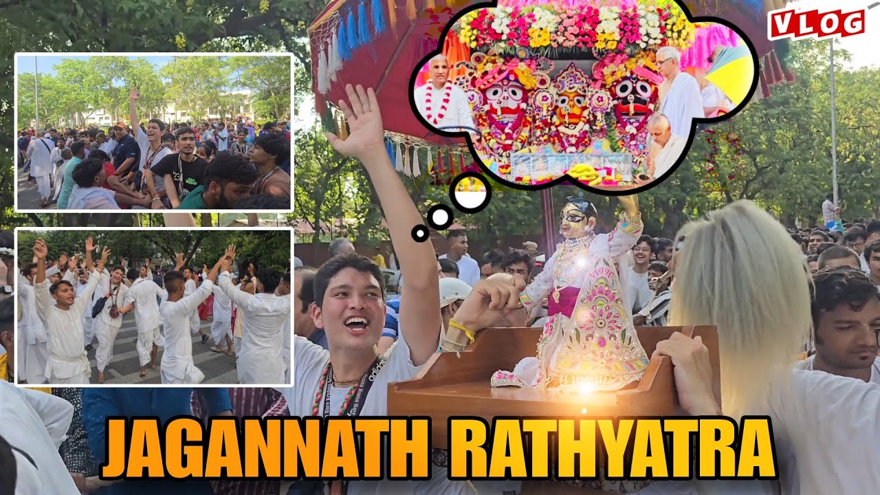 Chaitanya Mahaprabhu Himself Danced for Jagannath 🥹 | Sri Jagannath Rath Yatra Chandigarh |