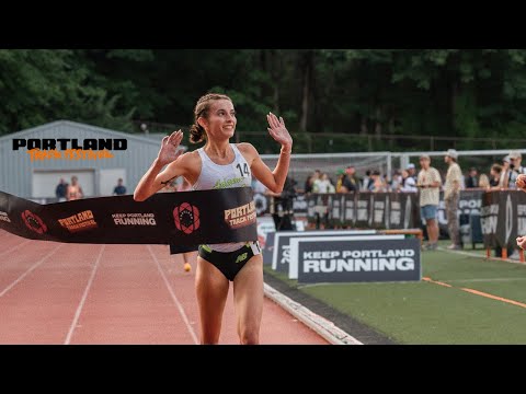 Spence Rolls for DII in the High Performance 5,000m at the Portland Track Festival