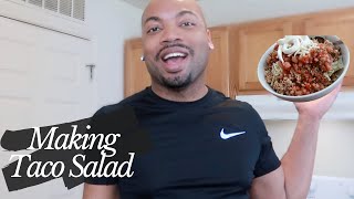 COOK WITH ME | DORITOS TURKEY TACO SALAD| HOW TO VLOG