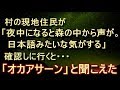 【不思議 衝撃】【悲しい話】東南アジアのとある国、村の現地住民が「夜中になると、森の中から変な声が。それが、日本語みたいな気がする」確認しに行くと...