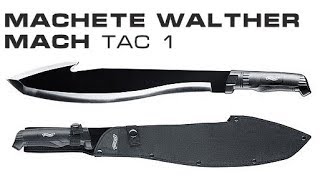 Machette MachTac Walther type tactique chasse bivouac bushcraft survie