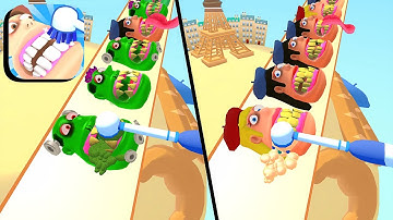 TEETH RUNNER ALL LEVELS GAMEPLAY ANDROID,IOS (LEVELS 27-28)