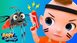 Mosquito Fight Song   More Nursery Rhymes & Kids Songs | Baby David